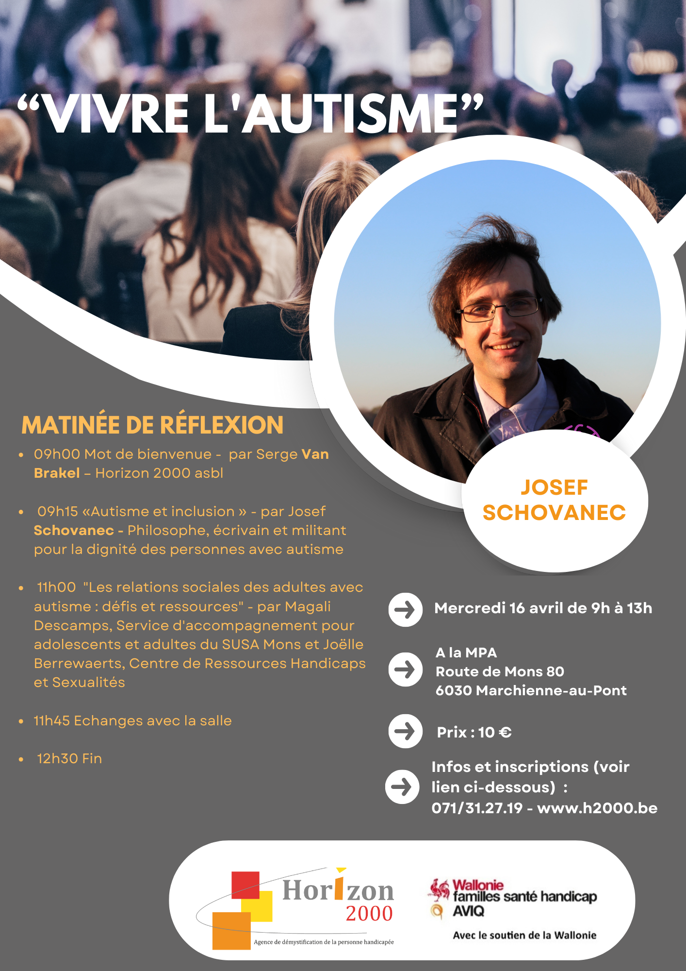 Matinée de réflexion Vivre lautisme agenda 