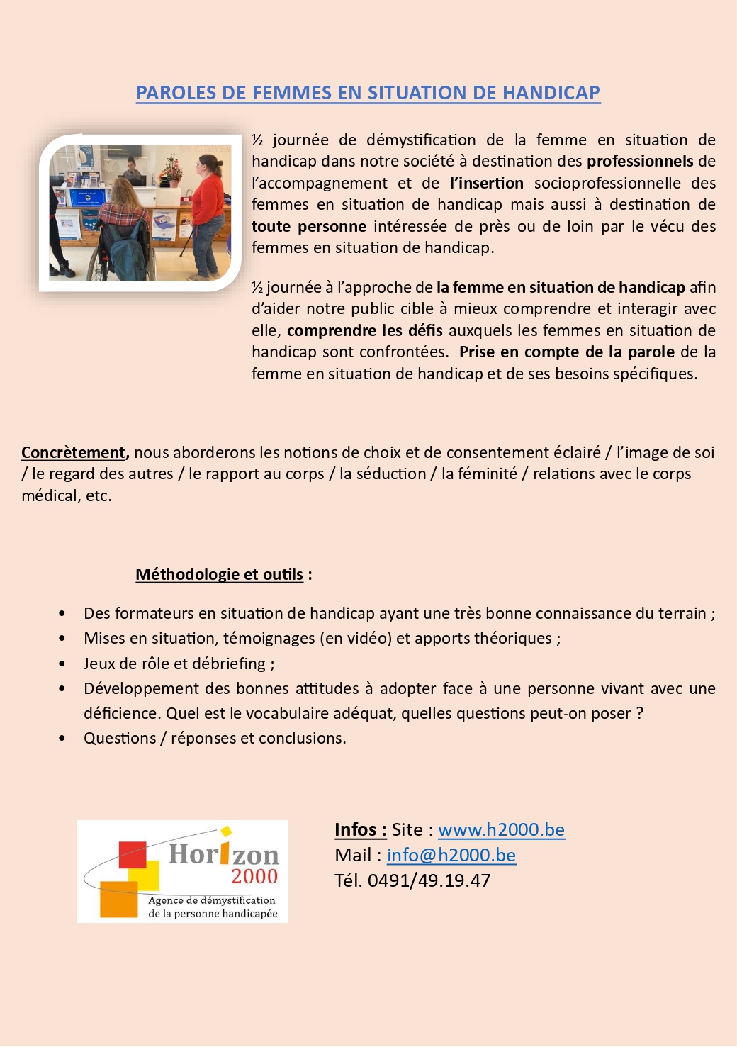 PAROLE DE FEMMES EN SITUATION DE HANDICAP 2026